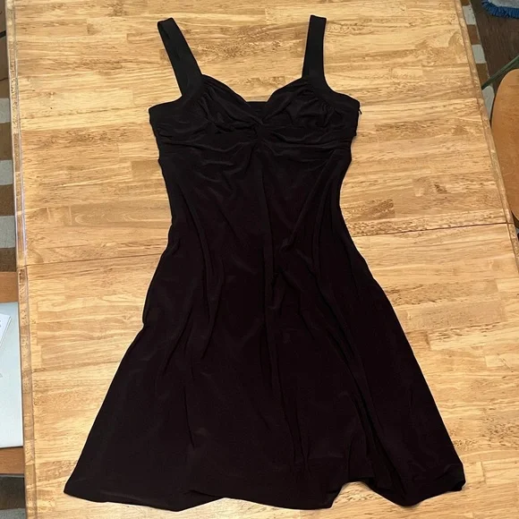 White House Black Market Black Mini Dress - Picture 1 of 3